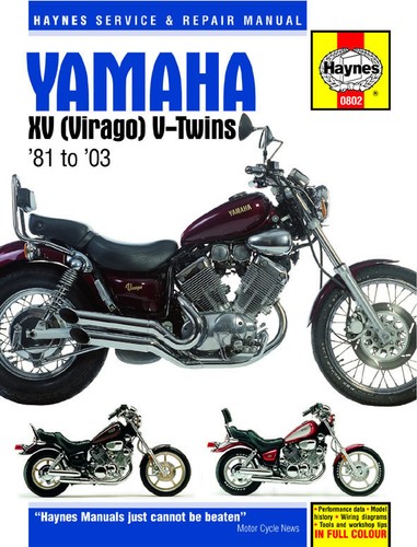Haynes manual 0802 - 0802, yamaha