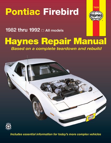 Pontiac firebird - firebird, (1982-1992)