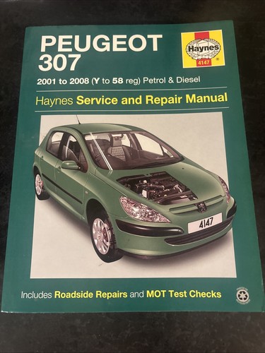 Peugeot 307 haynes manuale - peugeot,