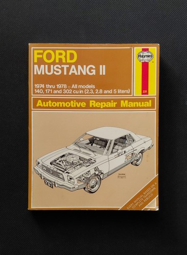 Ford mustang haynes manual - ford,