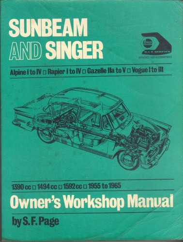 Manuale sunbeam alpine - manuale, sports