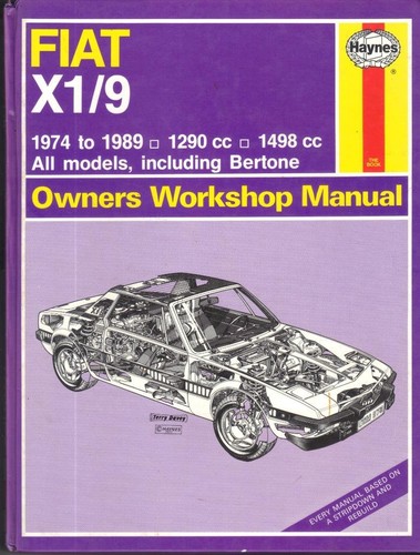 Manuale fiat x19 - manuale, &