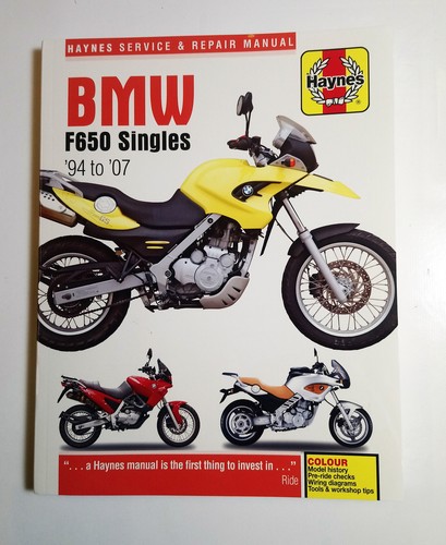 Bmw f650 monocilindrico haynes - f650,