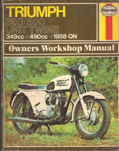 Manuale triumph 500 speed - 500,