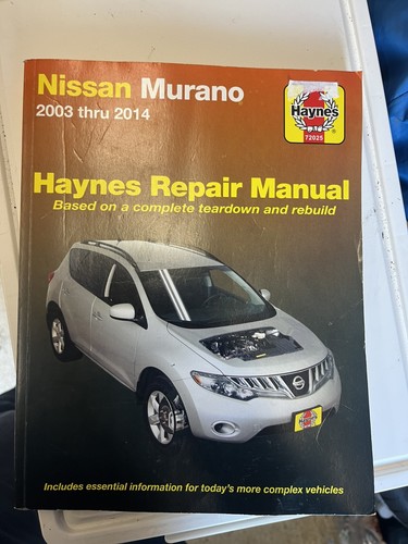 Haynes 72025 repair manual - repair,