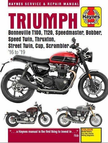 Haynes manual 6401 for triumph - 6401,
