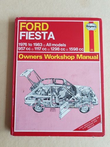 Haynes manual ford fiesta - manual,